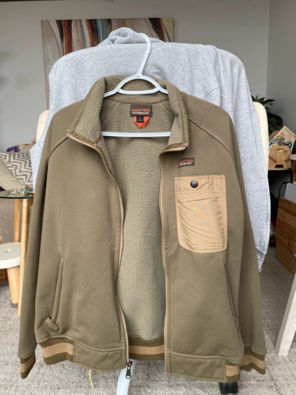 Patagonia Fleece Zipped Jacket Women Size S